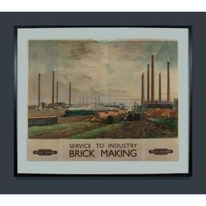 Terence Cuneo (British 1907-1996) 'Service to Industry - brick…