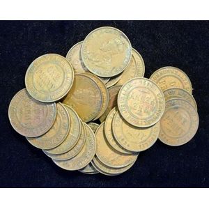 92 Australian one Penny coins between 1931 and 1938; 1931 x 2,…