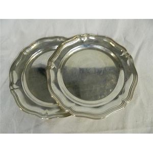 German Silver-Plated Serving Plates - 30cm - Bowls, Comports and Dishes