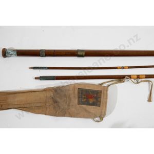 Antique three piece Greenheart salmon rod by Robert Turnbull of…