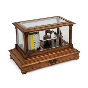 A Victorian oak cased barograph by short & Mason, London, 19th…