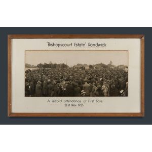 1925 Randwick land auction photograph, 'Bishopscourt Estate,…