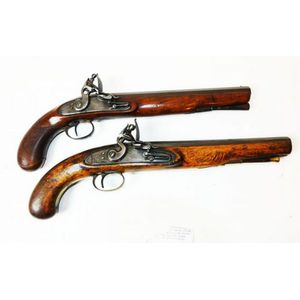 Pair of 1820 London Flintlock Pistols - Firearms - Pistols - Militaria ...