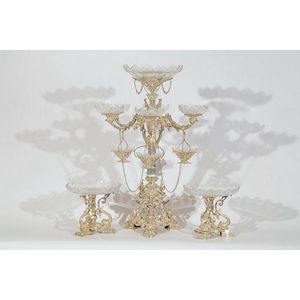 Bishop Suter's epergne, a magnificent late 19th century silver…