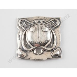 Silver Belt Buckle - square
