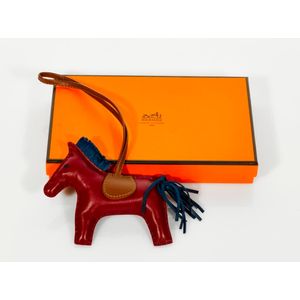 Hermes Red Rodeo Horse Bag Charm with Box - Handbags & Purses - Costume ...
