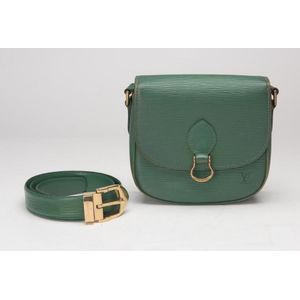Louis Vuitton Green Epi Leather Borneo Saint Cloud Crossbody Bag 1LV1015  ref.396161 - Joli Closet
