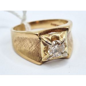 slim fit dress slacks Statement 9ct Gold Cat's Eye Sillimanite Dress Ring – Fetheray main image 1