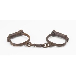 Convict handcuffs and manacles, Australian Colonial, Port Arthur ...