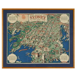 After Robert Emerson Curtis (1898-1996), 'The heart of Sydney…