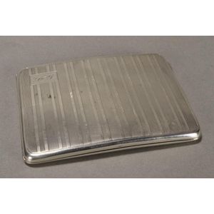 Australian sterling silver cigarette case, marked Prouds, E.H.…