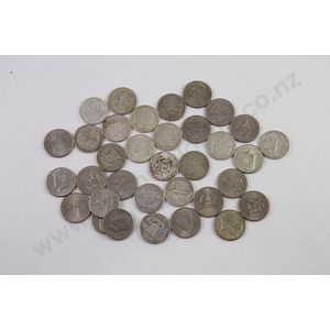 34 US half dollar coins, 1935, 1936, 1942x5, 1943x2, 1952, 1961,…