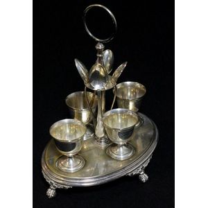 WMF Silver-Plate Egg Cruet - Mugs, Cups & Goblets - Silver Plate