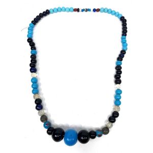 An impressive Ainu (Japanese Indigenous) bead necklace of glass,&hellip;