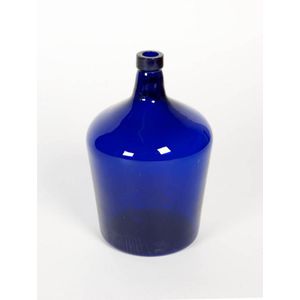 A cobalt blue carboy, French 19th century, approx. 40 cm high,…