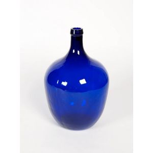 A cobalt blue carboy, French 19th century, approx. 52 cm high,…