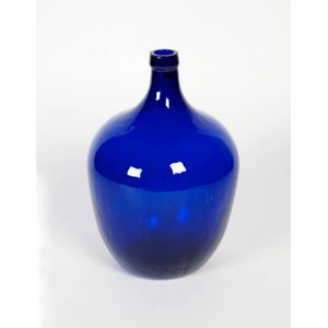 A cobalt blue carboy, French 19th century, approx. 52 cm high,…