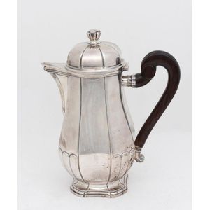 19th Century, Antique Silverplate Coffee Pot Produced by the