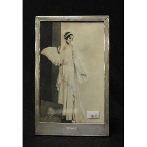 George VI sterling silver photo frame Birmingham 1947, makers…