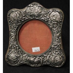 Edward VII sterling silver photo frame Birmingham circa 1904,…
