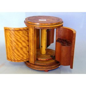 Apprentice satinwood cigarette holder circa 1900, standing 14…