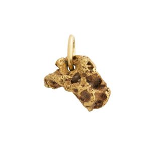 Nugget pendant, a natural free-form nugget, Xrf testing&hellip;