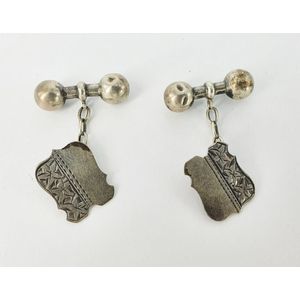 Hallmarked hot sale silver cufflinks