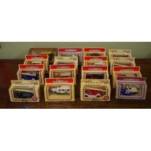 Fifteen Lledo 'Days Gone' model vehicles, and one Matchbox…