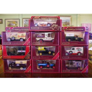 A collection of 10 diecast model toys, in original boxes,…