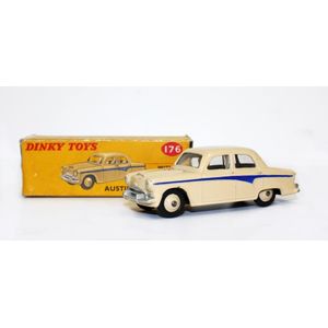 Dinky, 176, Austin A105 saloon in fawn colour with blue piping.…