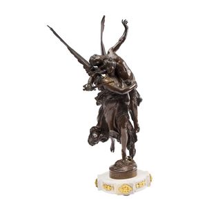 An impressive bronze figural sculpture, 'Gloria Victis', by…