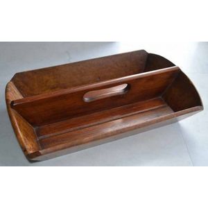 A Victorian pine and burr walnut cutlery tray late 19th century…