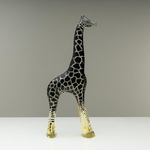 An Abraham Palatnik Lucite Giraffe, height 49 cm