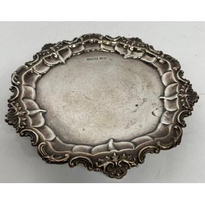 A sterling silver salver, Sheffield 1908, maker: Hardy Brothers,…