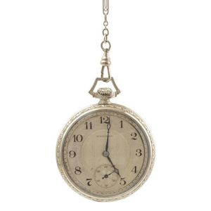 Gold Howard Pocket Watch With White Gold Fob Chain - Watches - Pocket 