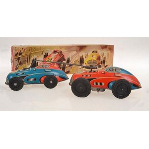 Tinplate Niedermeier (Germany) NR.260 Race cars, worked…
