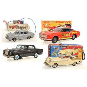 Unboxed 'Bandai' Mercedes, boxed 'Schuco' Synchromatic, boxed…