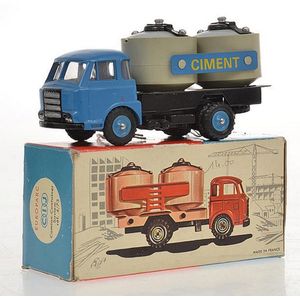 CIJ Europarc 4/73 Camion-Container Saviem, cement truck, blue…