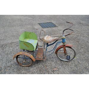 vintage tricycle seat