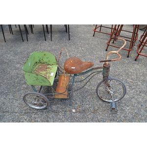old fashioned children's tricycles