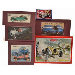 Collection of Schuco tinplate models in reproduction boxes and…