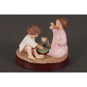 19th century Russian Gardner porcelain figure, group, c.1870,…