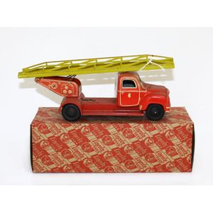 Clockwork Fire Engine, New Zealand (Lincoln Toys) tinplate toy,…