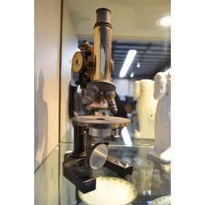 Vintage C. Reichert, Wein microscope, approx 30 cm high