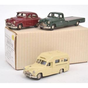 Three Kenna models (England) 1/43 scale models, including…