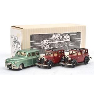 Three Kenna models (England) 1/43 scale models, including…