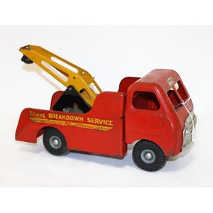 Tri-ang NZ, large Breakdown Service Truck in red with yellow…