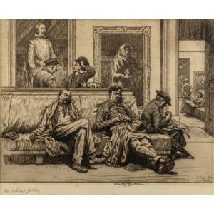 Stanley Anderson (1884-1966), The National Gallery, engraving,…