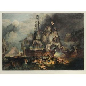 John Burnet (1784-1868), 'Nelson's Ship The Victory in The…