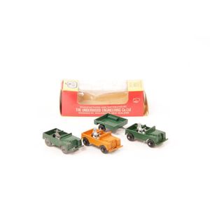 A Fun Ho 19/38 Land Rover & Trailer mint in box, together with…